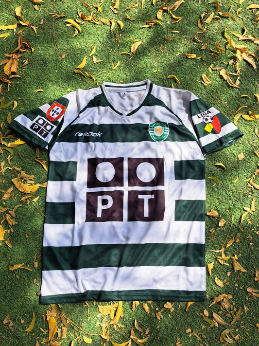 CRISTIANO RONALDO 2002 SPORTING LISBON HOME JERSEY
