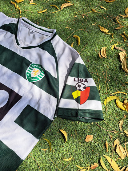 CRISTIANO RONALDO 2002 SPORTING LISBON HOME JERSEY