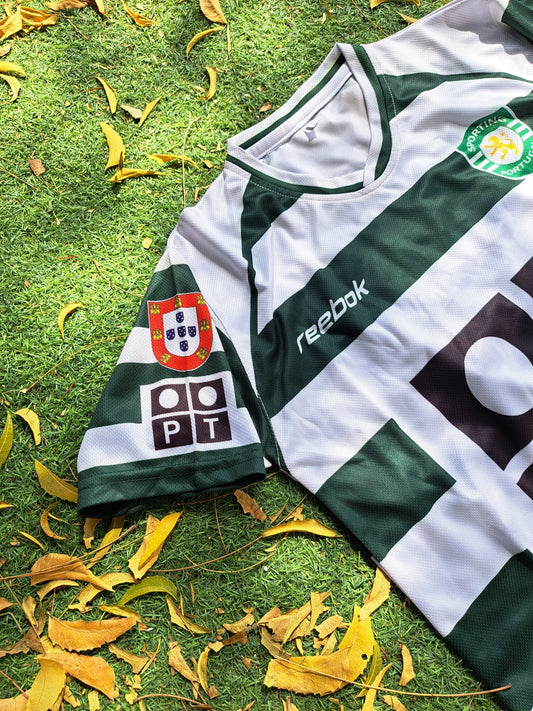CRISTIANO RONALDO 2002 SPORTING LISBON HOME JERSEY