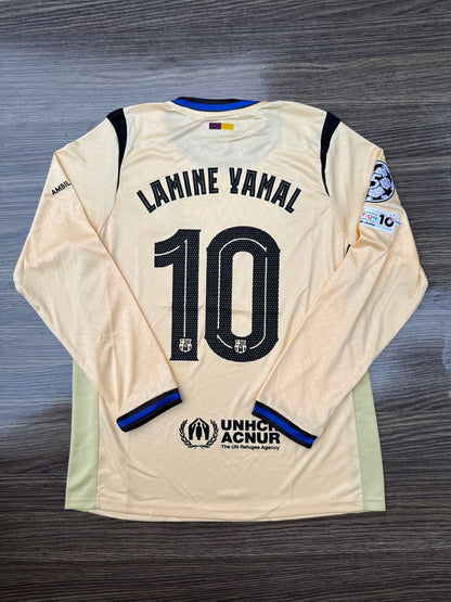 Barca Away Jersey Full Sleeves 25/26 Lamine Yamal