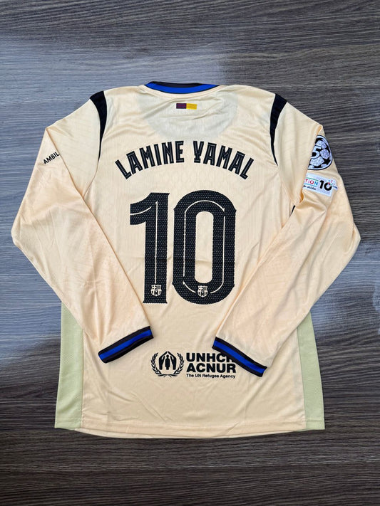 Barca Away Jersey Full Sleeves 25/26 Lamine Yamal