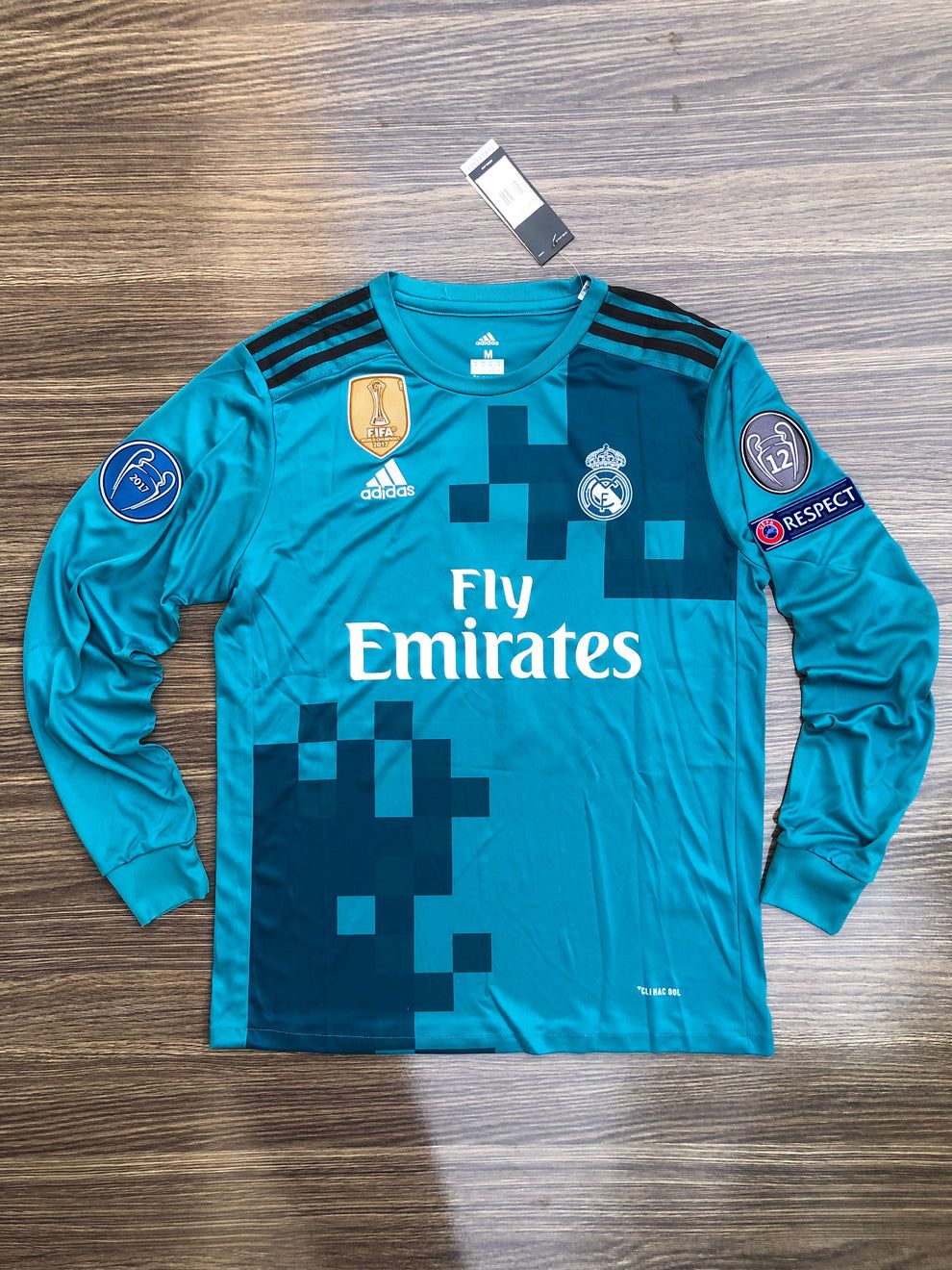 Real Madrid 17/18 Full Sleeves Jersey