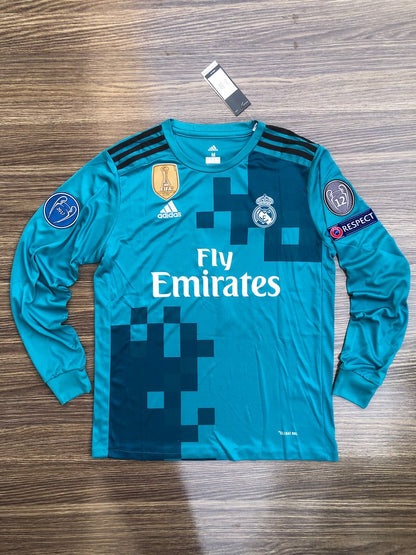 Real Madrid 17/18 Full Sleeves Jersey